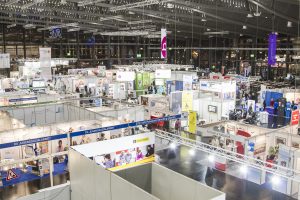 ConSozial 2017: Ein Blick von oben über die Messestände