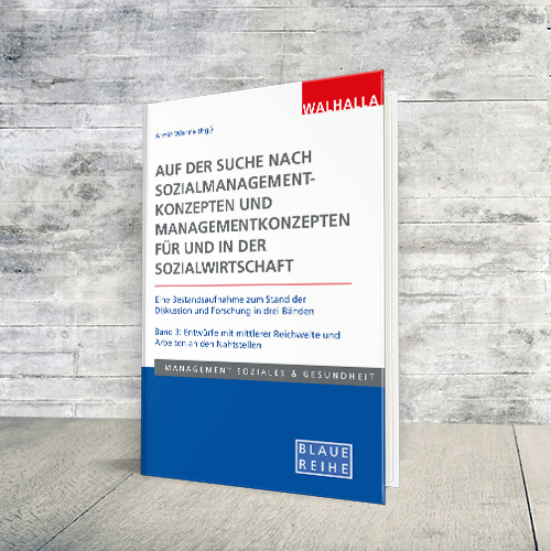 Coverabbildung Buch Auf der Suche nach Sozialmanagement-Konzepten und Managementkonzepten für und in der Sozialwirtschaft - Band 3