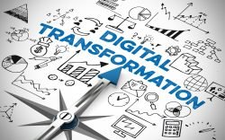 Symbolbild Digitaler Transformation als Konzept