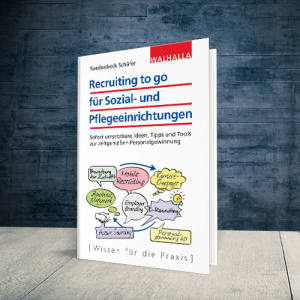 Coverabbildung Buch Recruiting to go für Sozial- und Pflegeeinrichtungen