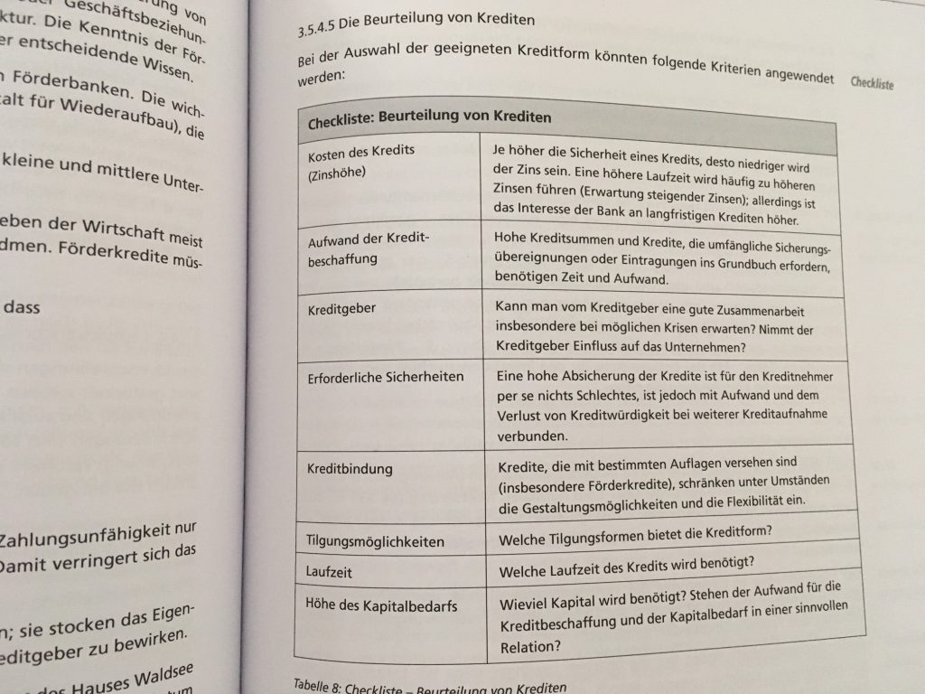 Ausschnitt aus dem Buch Finanzierung von sozialen Organisationen