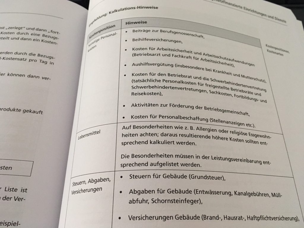 Ausschnitt aus dem Buch Finanzierung von sozialen Organisationen