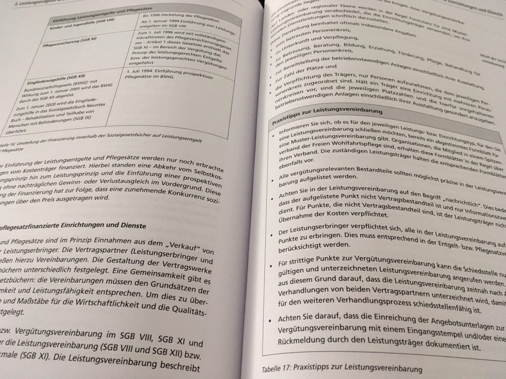 Ausschnitt aus dem Buch Finanzierung von sozialen Organisationen